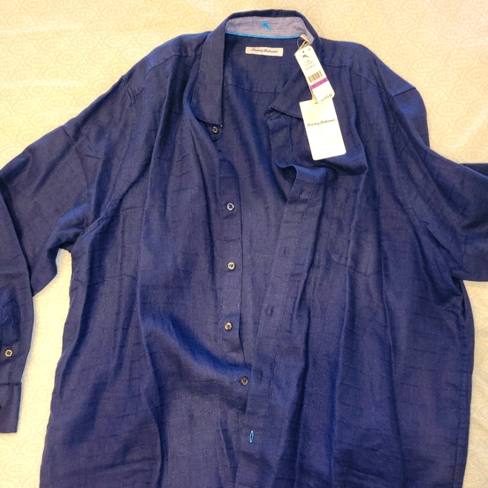 XXL Tommy Bahama long-sleeved linen shirt